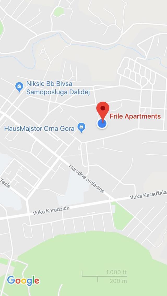Frile Apartments Нікшич Екстер'єр фото